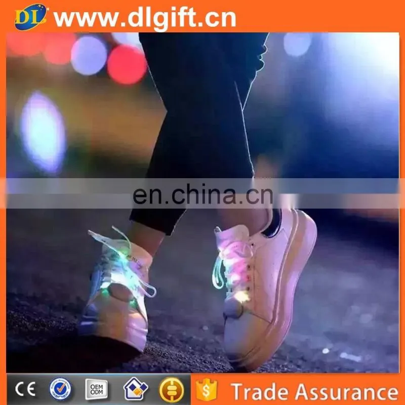 2018 Hot Selling Factory Price Led Shoe Lace Flashing Luminous LED Shoelaces