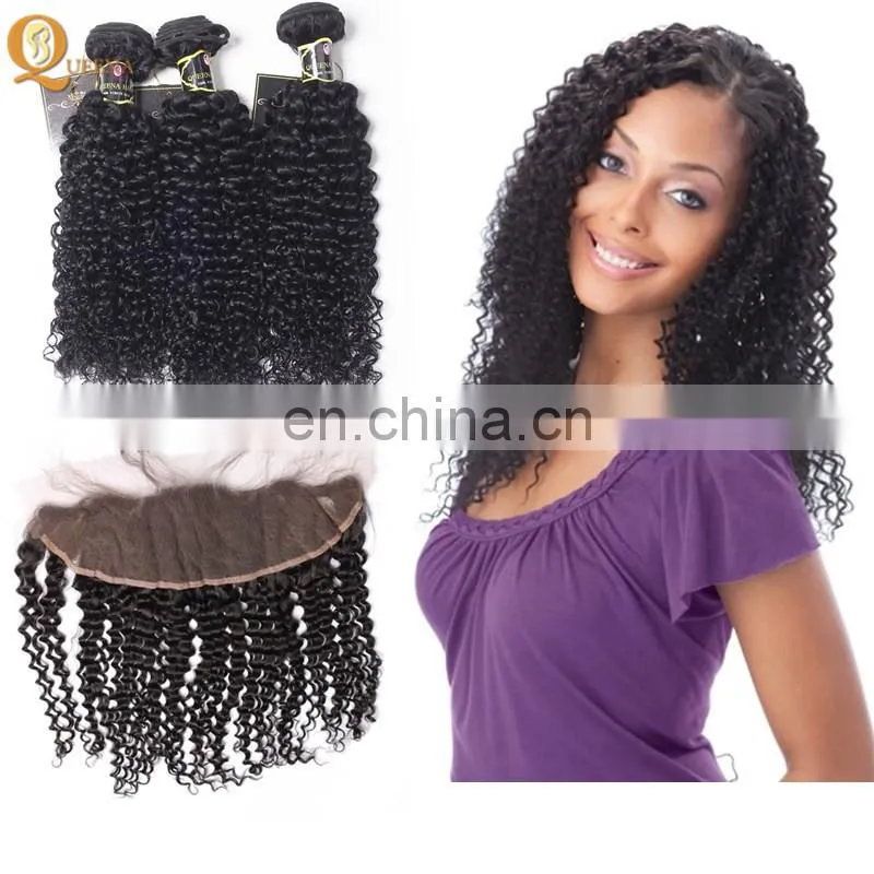Wholesale Beauty Supply Distributors Raw Unprocessed Malaysian Curly Hair Extension Human