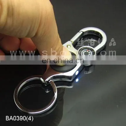 new products keychain led torch light hot selling mini compass led keychain
