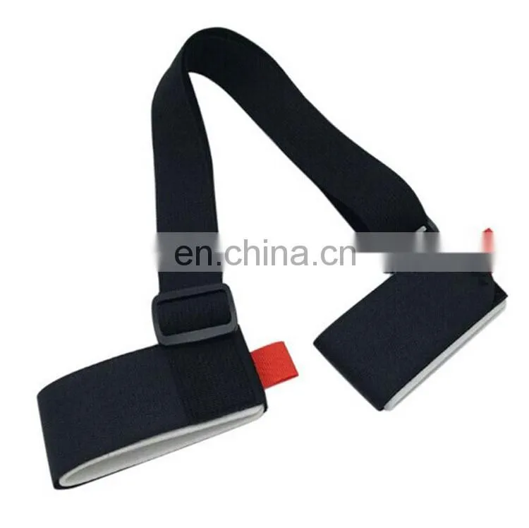High quality Nylon+EVA foam rubber custom logo ski strap