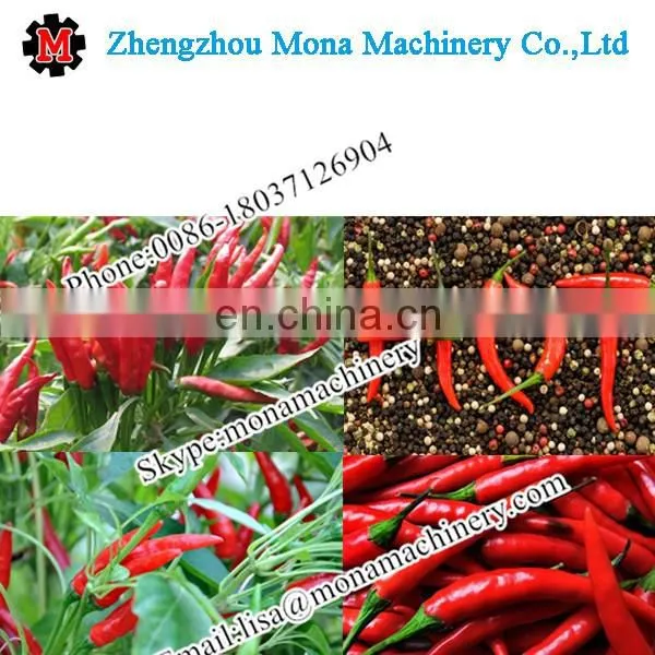 Automatic farm use red chili picking machine /pepper picker harvester with high capacity