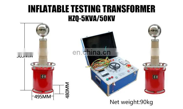 30kv high voltage SF6 testing transformer AC DC hipot tester