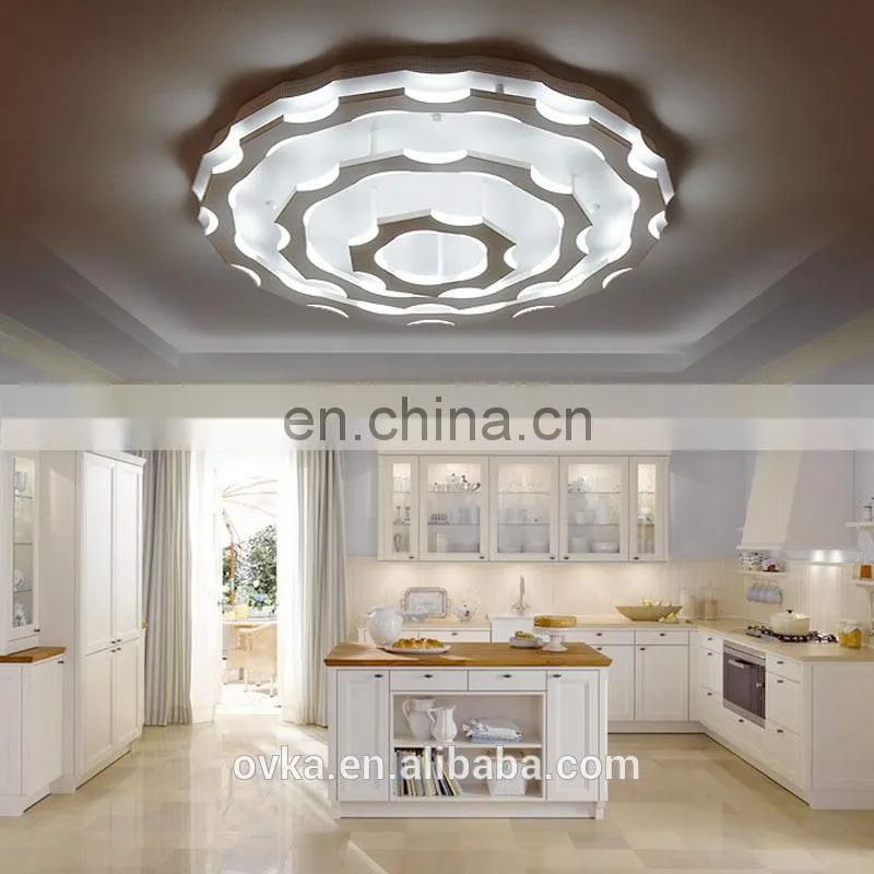 Simple style ceiling lamp LED 3-layer shape combination acrylic ceiling lamp