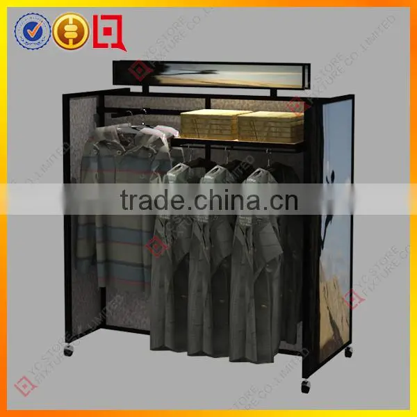 High quality wire clothing rack with logo