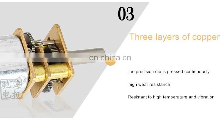 ChiHai Motor CHF-GM12-N30VA Magnet Miniature DC Gear Motor 6V 9V 12V Smart Car Robot Model DIY Engine Toys Electric Door Lock