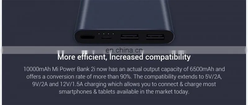 2020 Xiaomi Mi Power Bank 3 10000mAh USB Type C Two-Way 18W Quick Charging Powerbank External Battery Pack Portable Charger