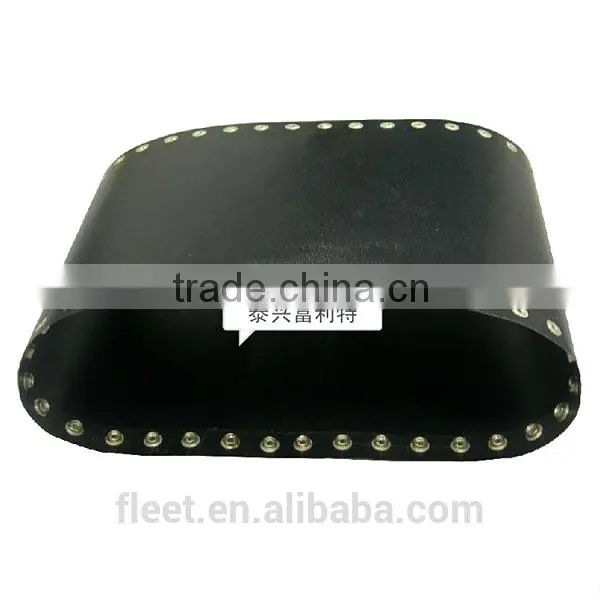 black anti-static teflon coated ptfe fiberglass conveyor belt with RohS Certificate from China Taixing Fleet