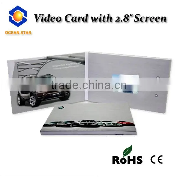 lcd video card lcd video brochure card lcd video greeting card