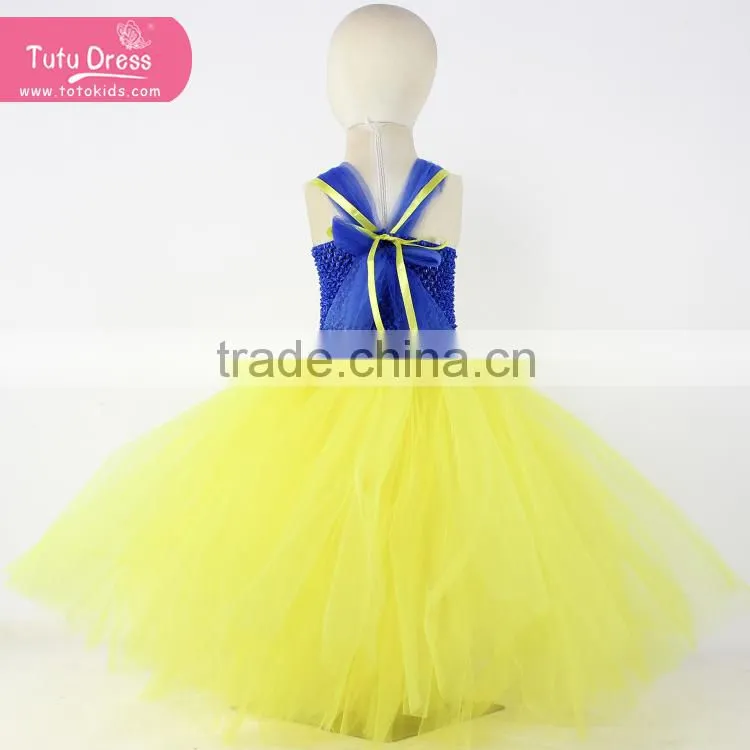 Hot sale blue dress baby beautiful clothing dress