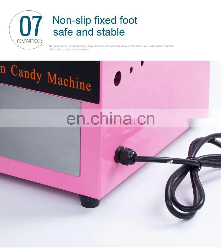 110V/220V Commercial Sweet Cotton Candy Maker Electric Automatic Marshmallow Flower Fancy Candyfloss Sugar Floss Machine US EU