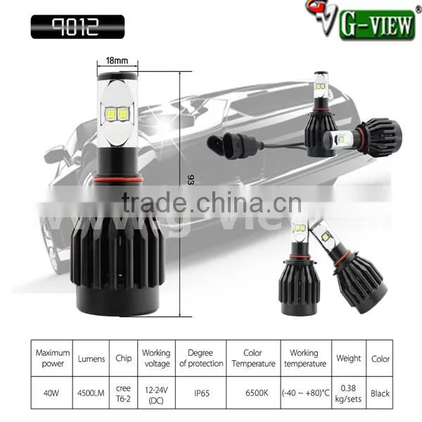 high lumen ALL-IN-ONE auto led bulb h4 , all in one auto led h4 hi/lo beam 8000lm creechip , h4 auto led headlight