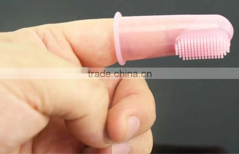 Easy Storage 100% Silicone Toddler Teeth Brushing