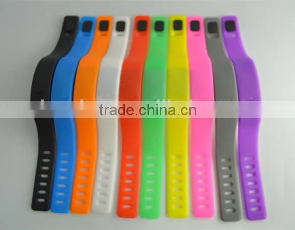 2015 cheap promotional silicone sports led bracelet relojes for men