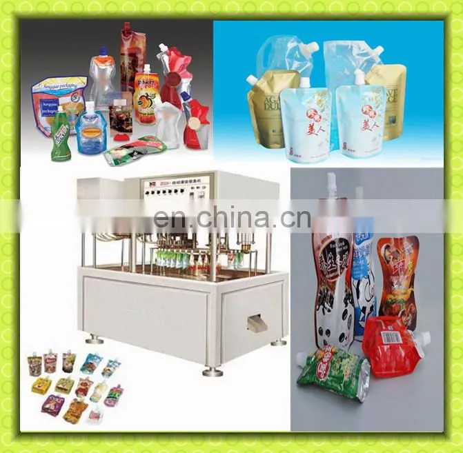 Stand-Up pouch Filling And Cap-Screwing Machine