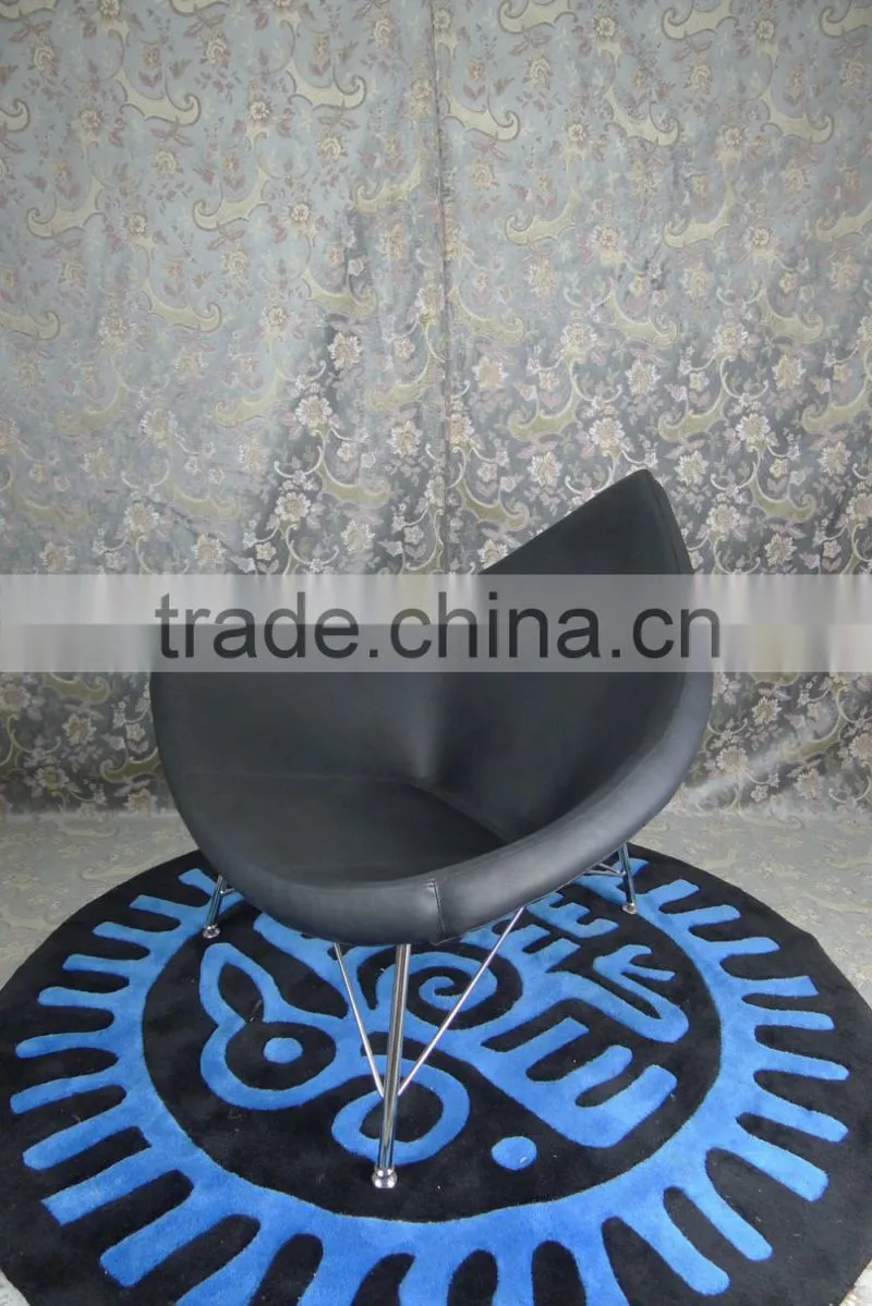 replica leisure Triangular stainless steel PU reproduction classic coconut shell chair