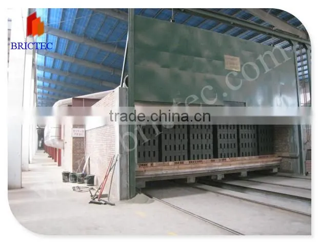 Small tunnel brick kiln use coal nature gas petrol coke LPG heavy oil