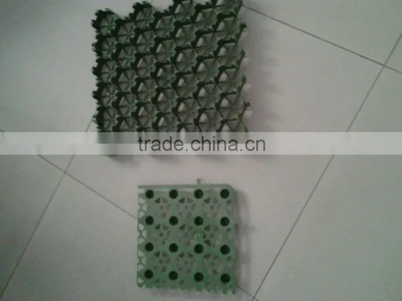 Plastic grass paver / grass planting plate