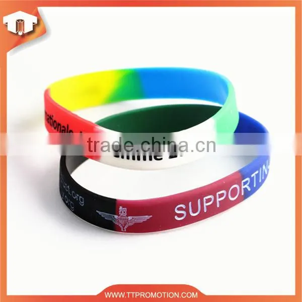 High quality hot thailand silicone wristband for gift