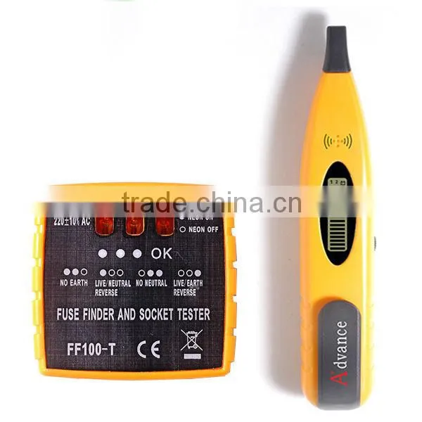 electric tester fuse finder and receptacle tester