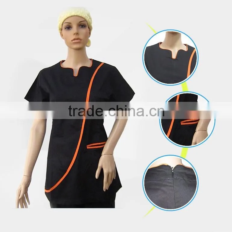 B10372 Fashion Women Beautician Uniform