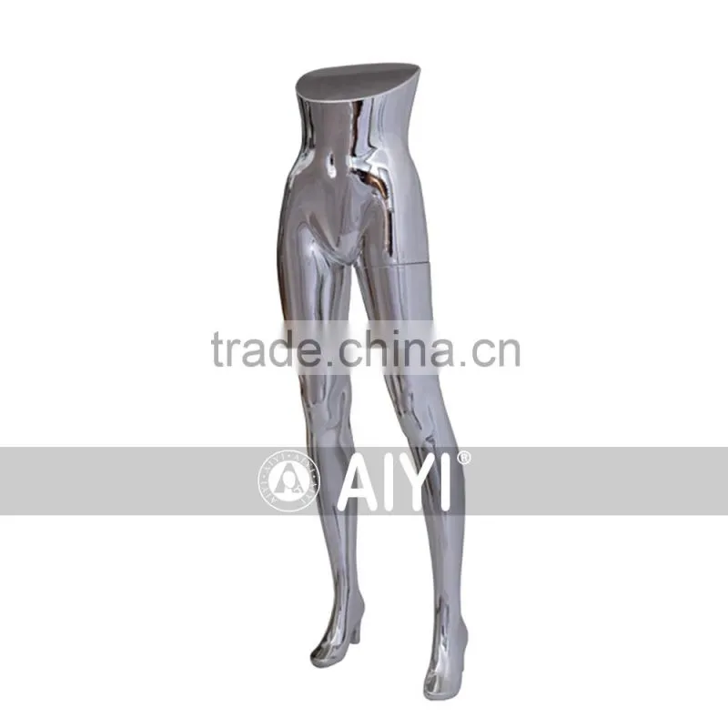 Plastic lower body female leg mannequin