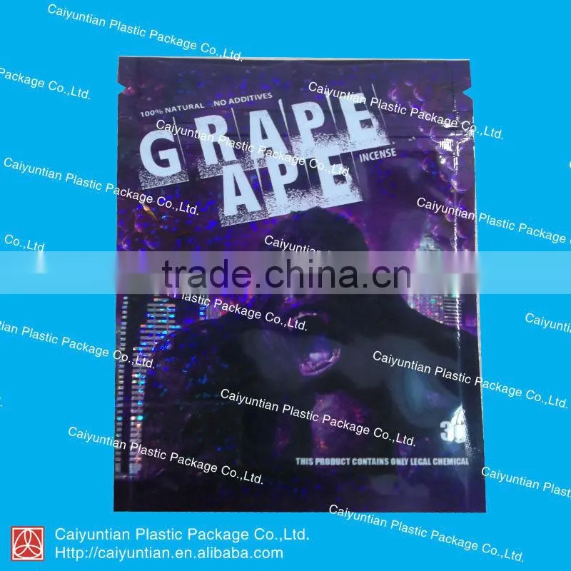 New design aluminum foil packaing For herbal incense