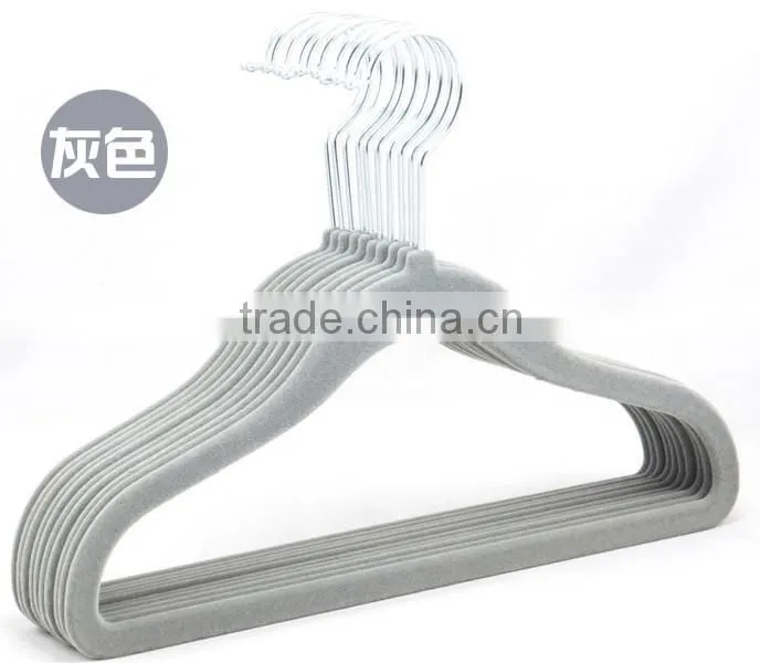 High Quality Children Velvet Hangers/Flock Hangers