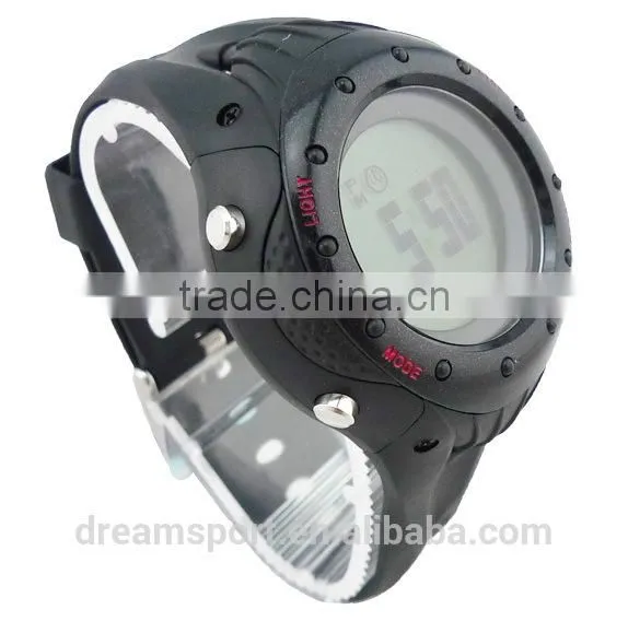 Wireless Heart Rate Monitor Chest Belt Wrist Pedometer Watch For Sports Running