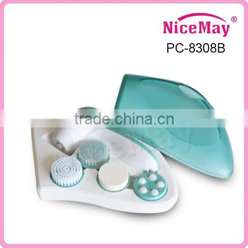 new hand held cosmetic roll massage for bath spa elcectric facial cleaning brush