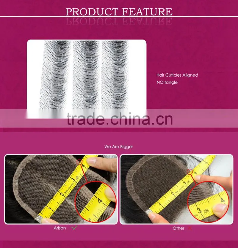 New arrival Can Be Dyed Virgin Remy Human Hair 3 Way Part Brazilian Hair Kinky Curly Lace Frontal