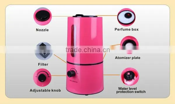 2016 Amazon1.5L free sample essential oil ultrasonic Humidifier