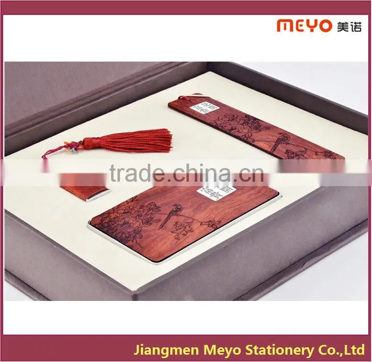 High School Gift 2015 Wooden Office Stationery,Bookmark,USB,Business Card Holder