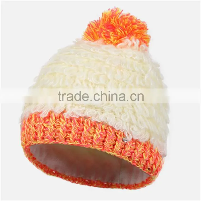 History Lowest Price Kenmont Brand Top Design Knitted Hat with pom pom