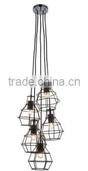 2016 Best Sellers LOFT Cage Filament Pendant Vintage Industrial Indoor Pendant Light