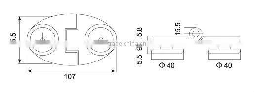 stainless steel glass door hinge