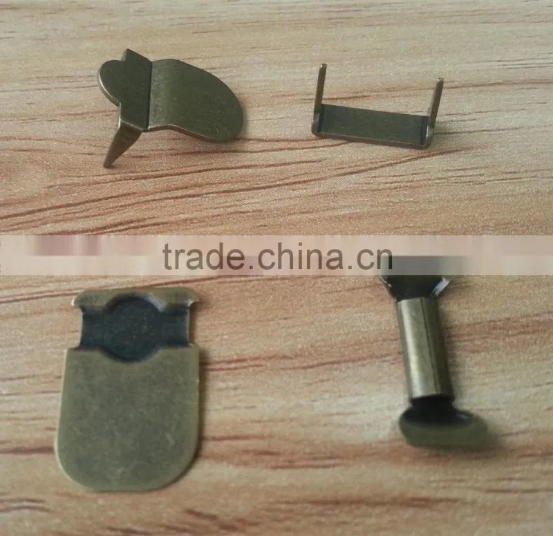8014A6 Brass Hook and Bar in Oxy Brass Color For Mens Suit trousers --8014A6