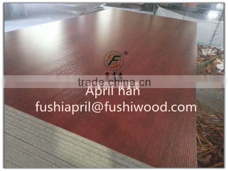 melamine particle board 18mm red beech