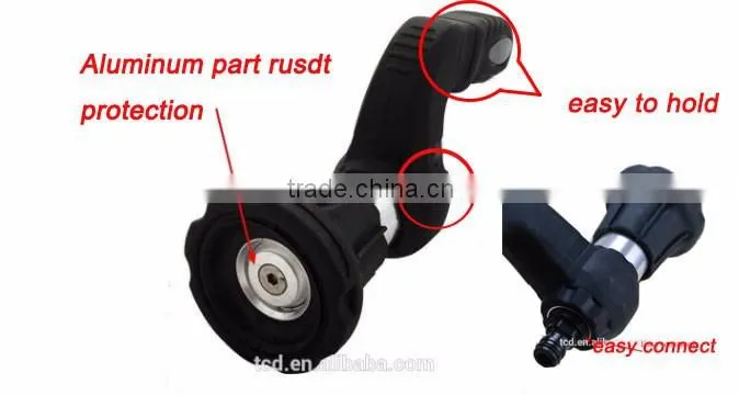 Powerful stream blasts away dirt water spray guns
