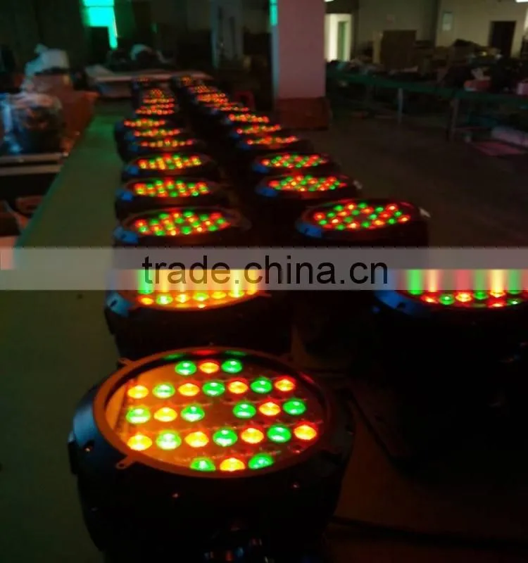 54x3w Waterproof outdoor Par 64 LED RGBW Effect light DMX512 Disco DJ Stage Lighting