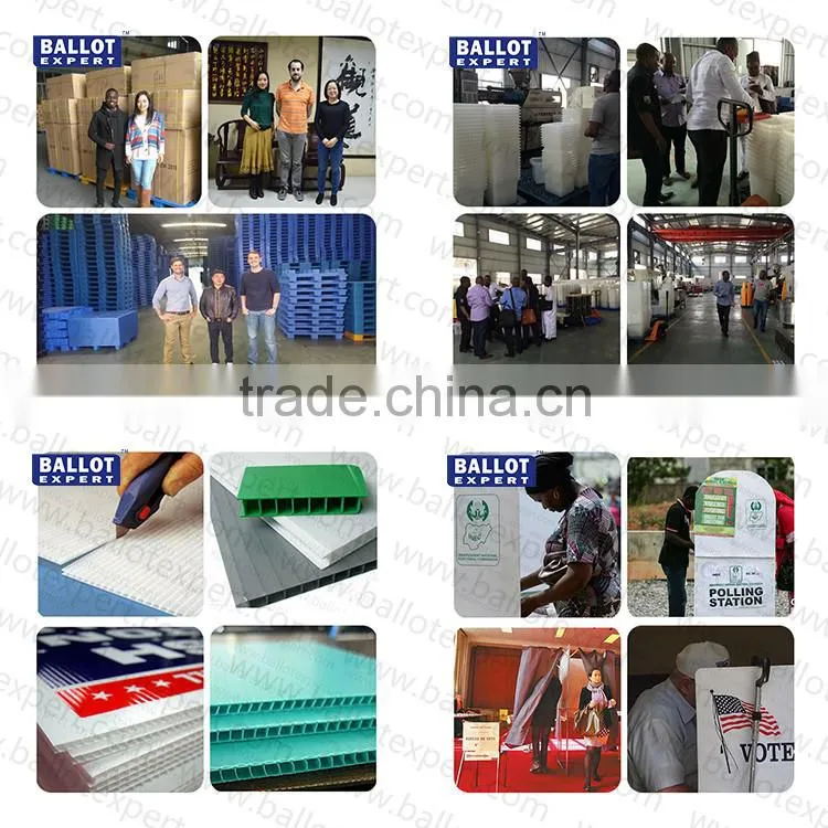 Recyclable Portable And Collapsible Cardboard Election Booth