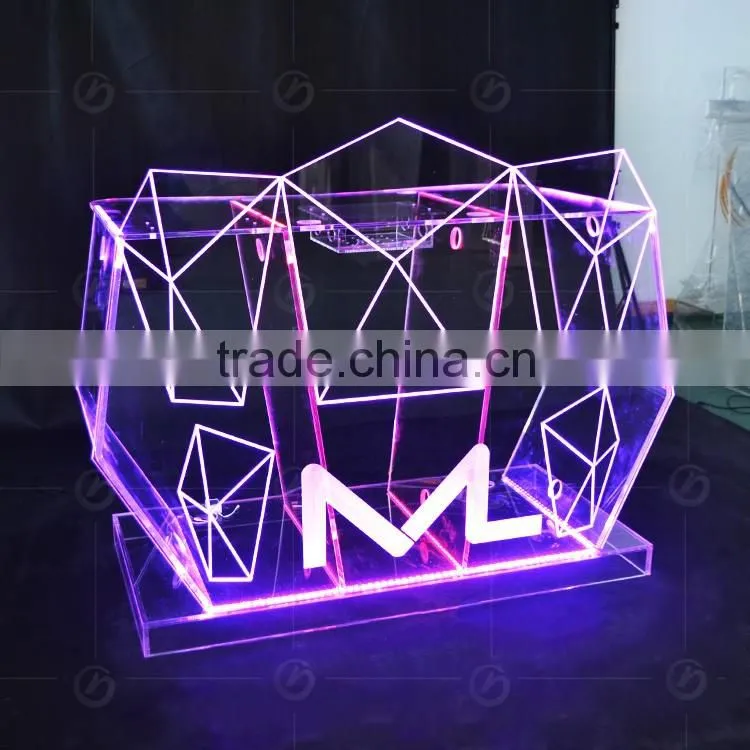 bar table for bar, dj equipment,dj facade led dj booth