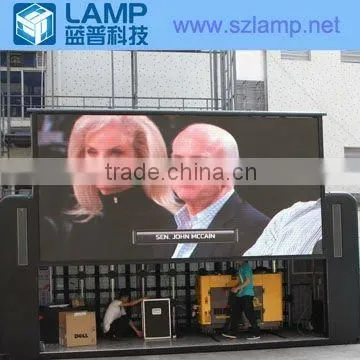 outdoor large size billboard building LED billboard