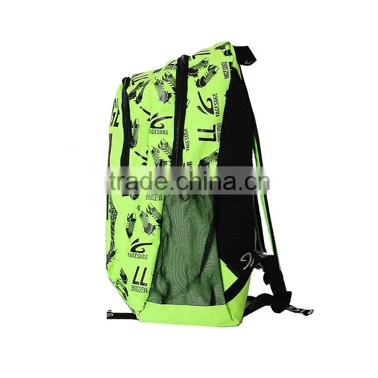 custom floral green backpack korean fashion nylon backpack
