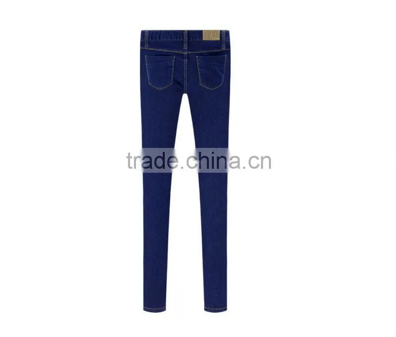 Best selling ladies blue washed winter lady thick skinny jeans, sex girls' photos in skinny jeans,tight jeans girls skinny jeans