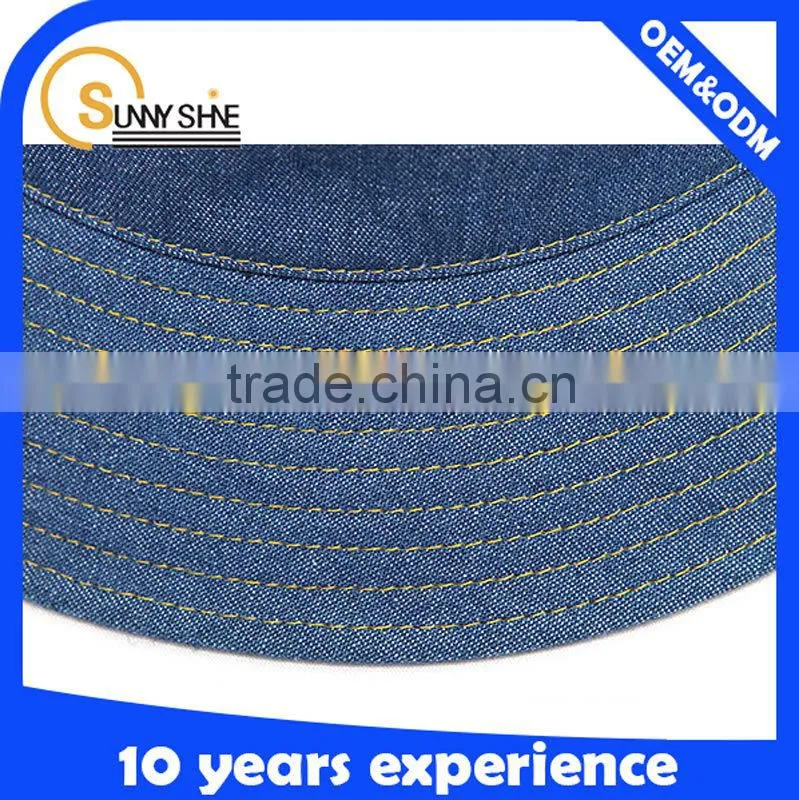 custom denim bucket hats wholesale
