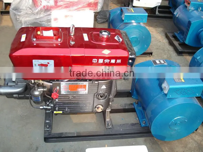 single cylinder diesel generator changchai engine 20