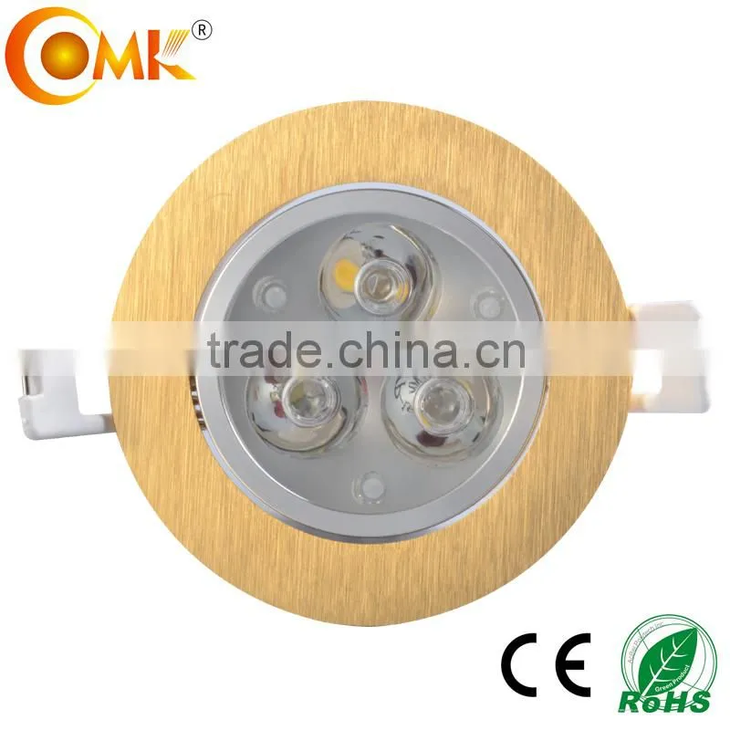 Modern home lighting 1w 9w bridgelux warm white led china ceiling lights