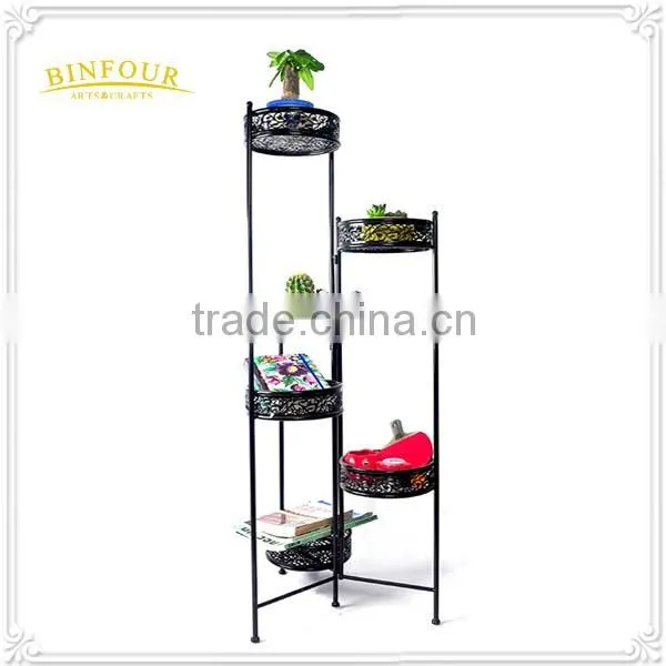 6 tier iron flower pot stand flower stand metal plant stand