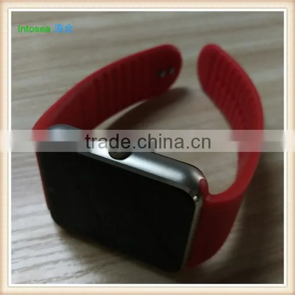 Sim,TF card support factory price android 4.4 smart watch with NFC function