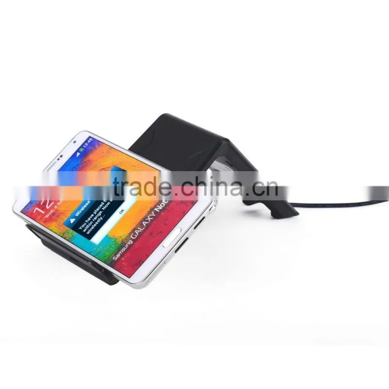 3 coils wireless charger holder for pad and smart phone with wireless receiver